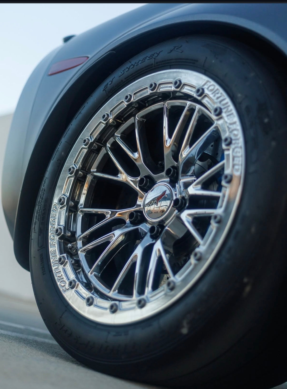 C6 / C7 Corvette Z06 OEM Style Forged Beadlock Wheels (PAIR)