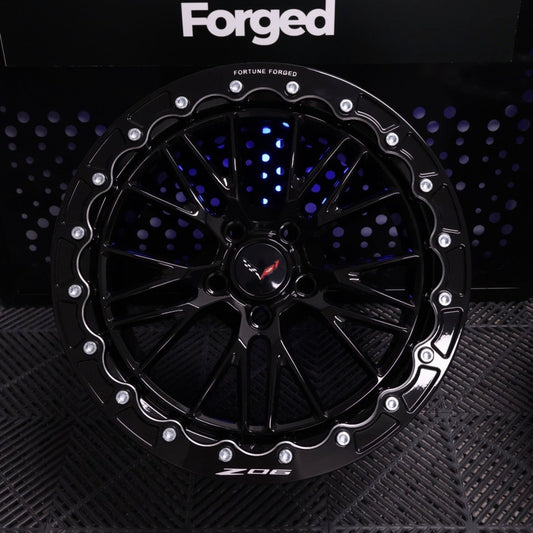 C6 / C7 Corvette Z06 OEM Style Forged Beadlock Wheels (PAIR)
