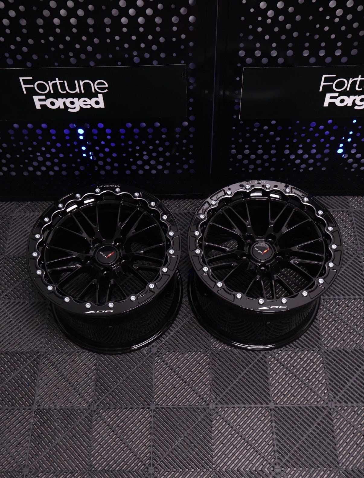 C6 / C7 Corvette Z06 OEM Style Forged Beadlock Wheels (PAIR)
